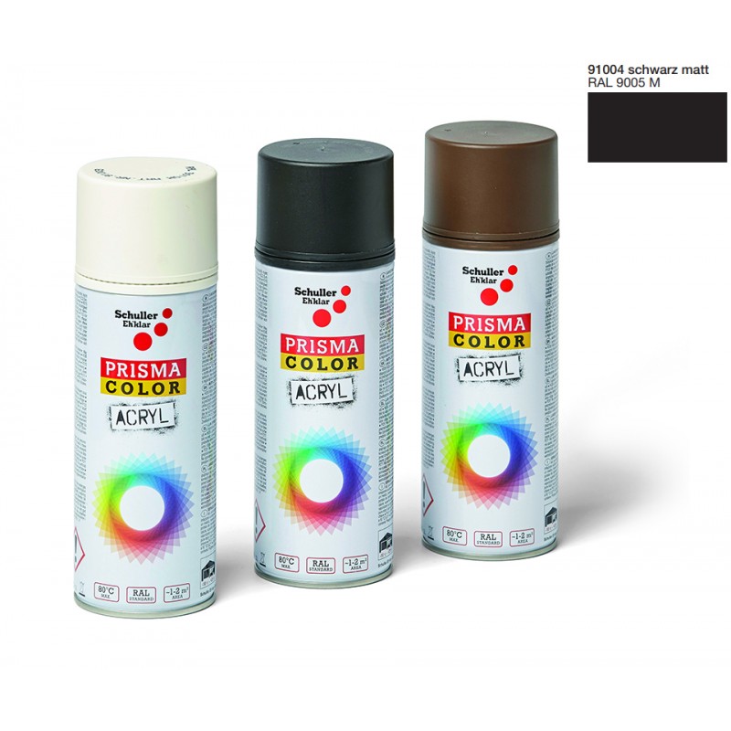Spraydose schwarz matt RAL 9005M 91004